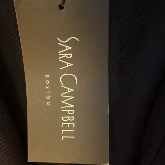 Sarah Campbell pleat front aline w/ grosgrain ribbon around the waist size 14 - Picture 4 of 7